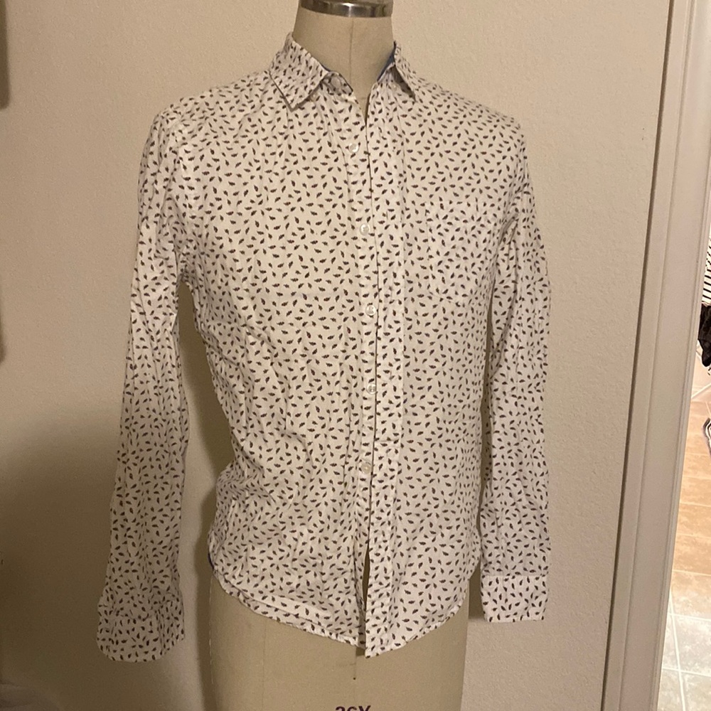 Express floral button down